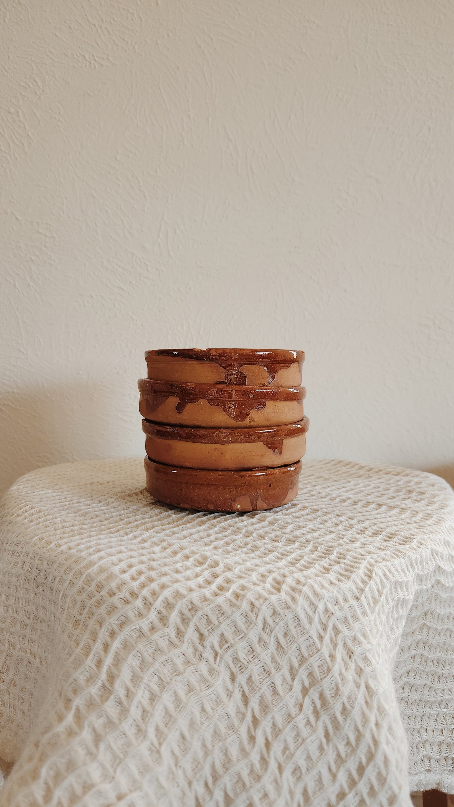Set of 4 Terracotta Bowls | Decrative Bowls | Organic and Natural | Terracotta