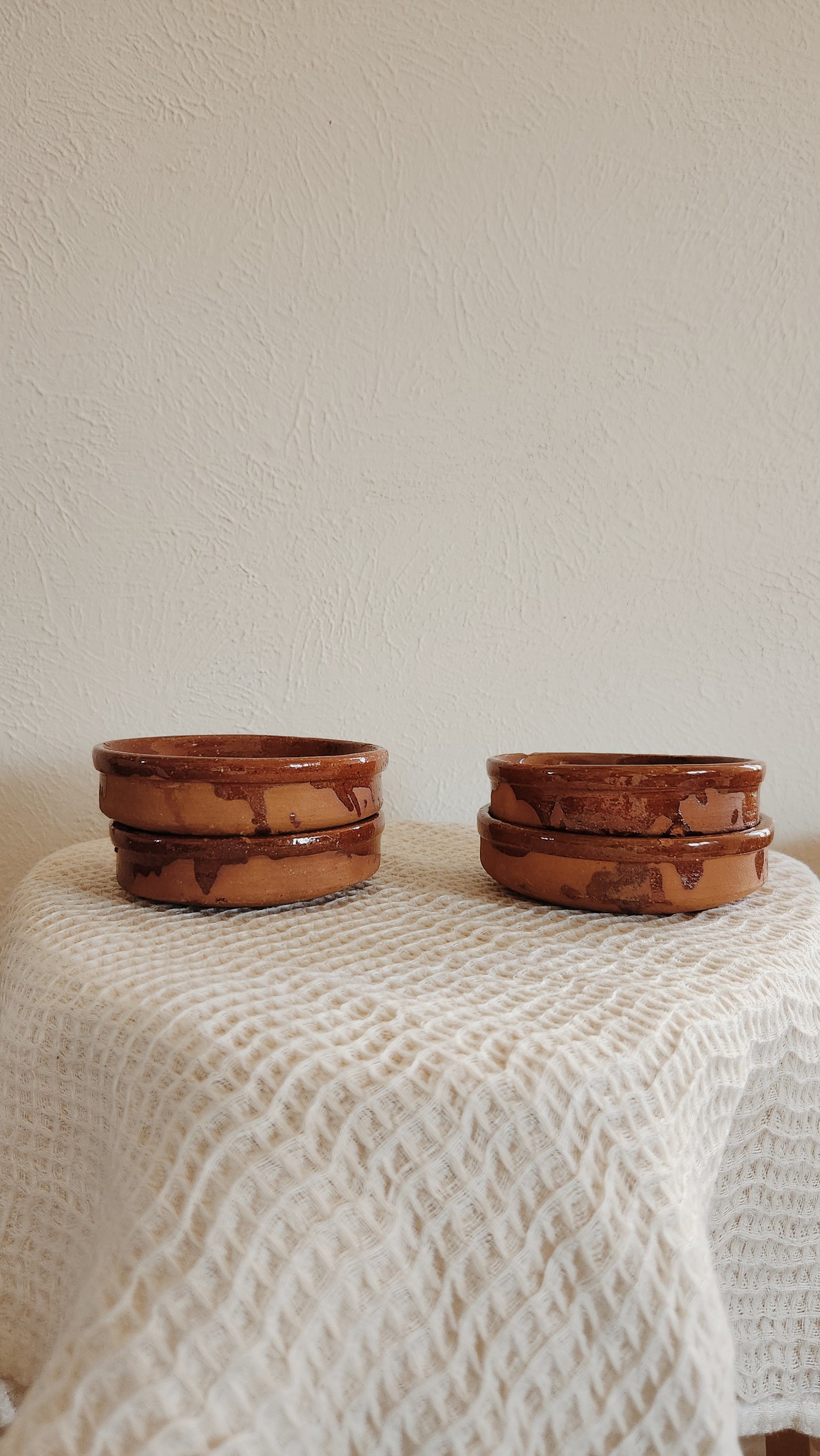 Set of 4 Terracotta Bowls | Decrative Bowls | Organic and Natural | Terracotta