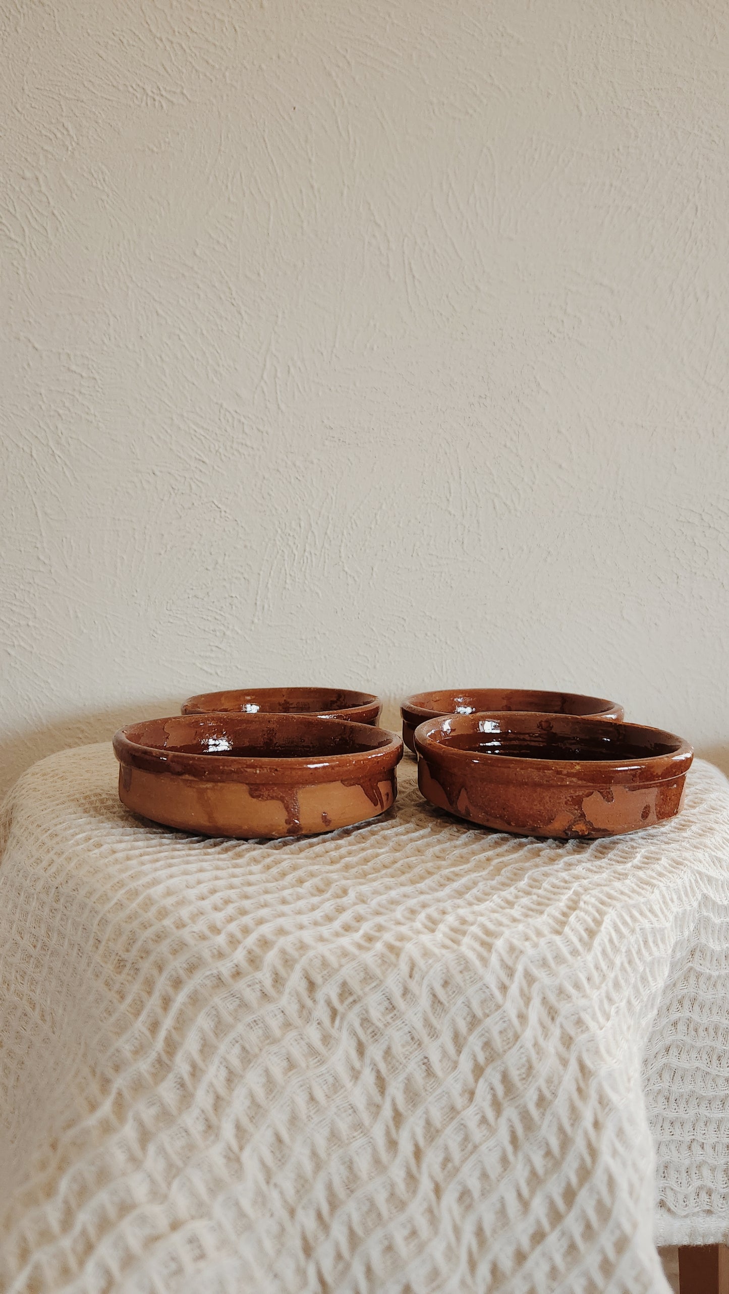 Set of 4 Terracotta Bowls | Decrative Bowls | Organic and Natural | Terracotta
