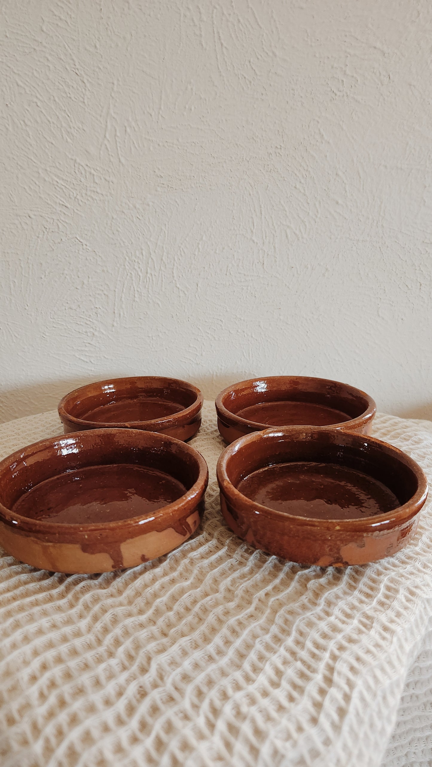 Set of 4 Terracotta Bowls | Decrative Bowls | Organic and Natural | Terracotta