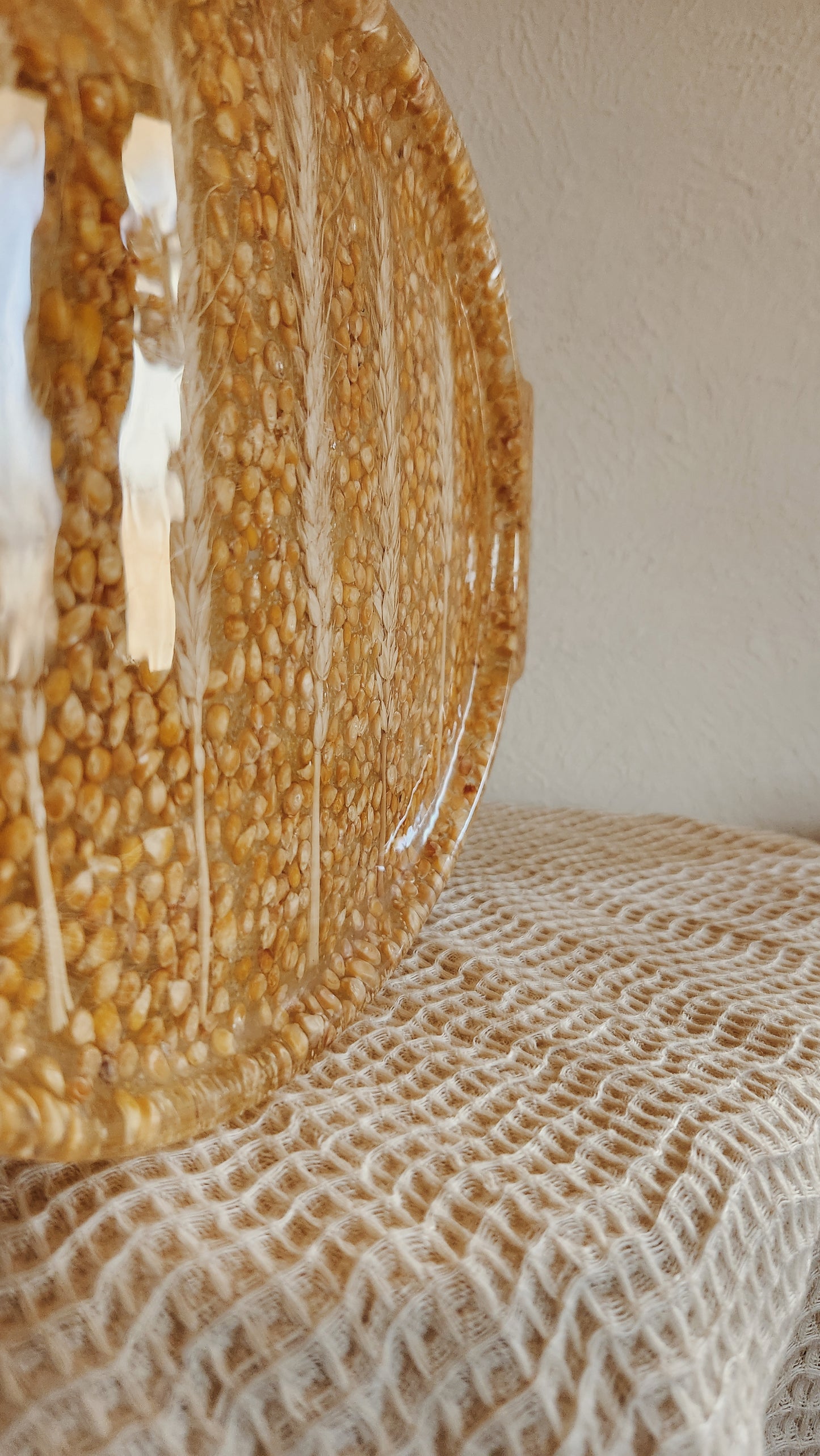 Vintage Resin Design, Kitchen Decor, Corn and Wheat