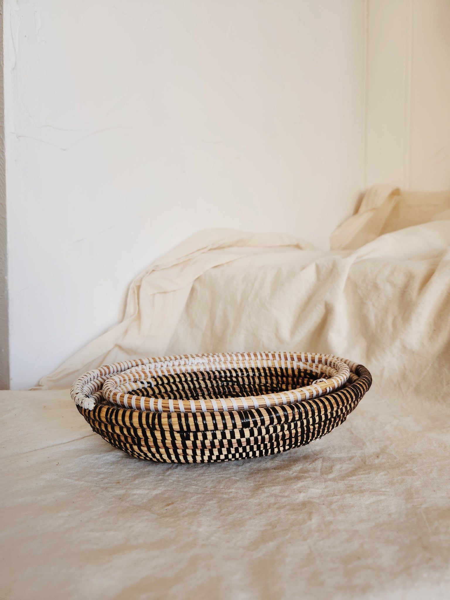 Pair of Baskets | Functional Baskets for Small items | Boho Home | Rustic Decor