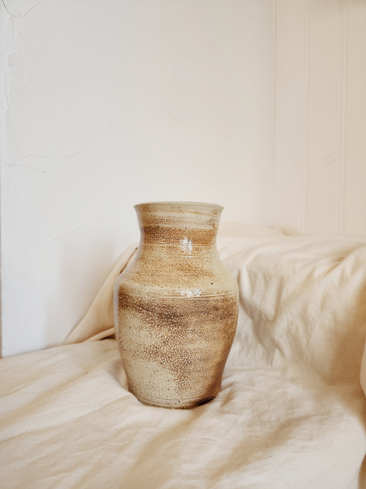 Beige & Brown Handmade Ceramic - Perfect for Rustic & Desert Style Decor