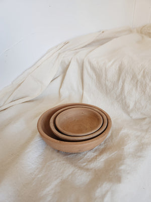 Terracotta Ceramic Clay Pottery, Trinket Plates, Functional and Decrative