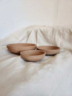 Terracotta Ceramic Clay Pottery, Trinket Plates, Functional and Decrative