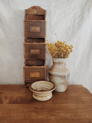 Beige & Brown Handmade Ceramic - Perfect for Rustic & Desert Style Decor