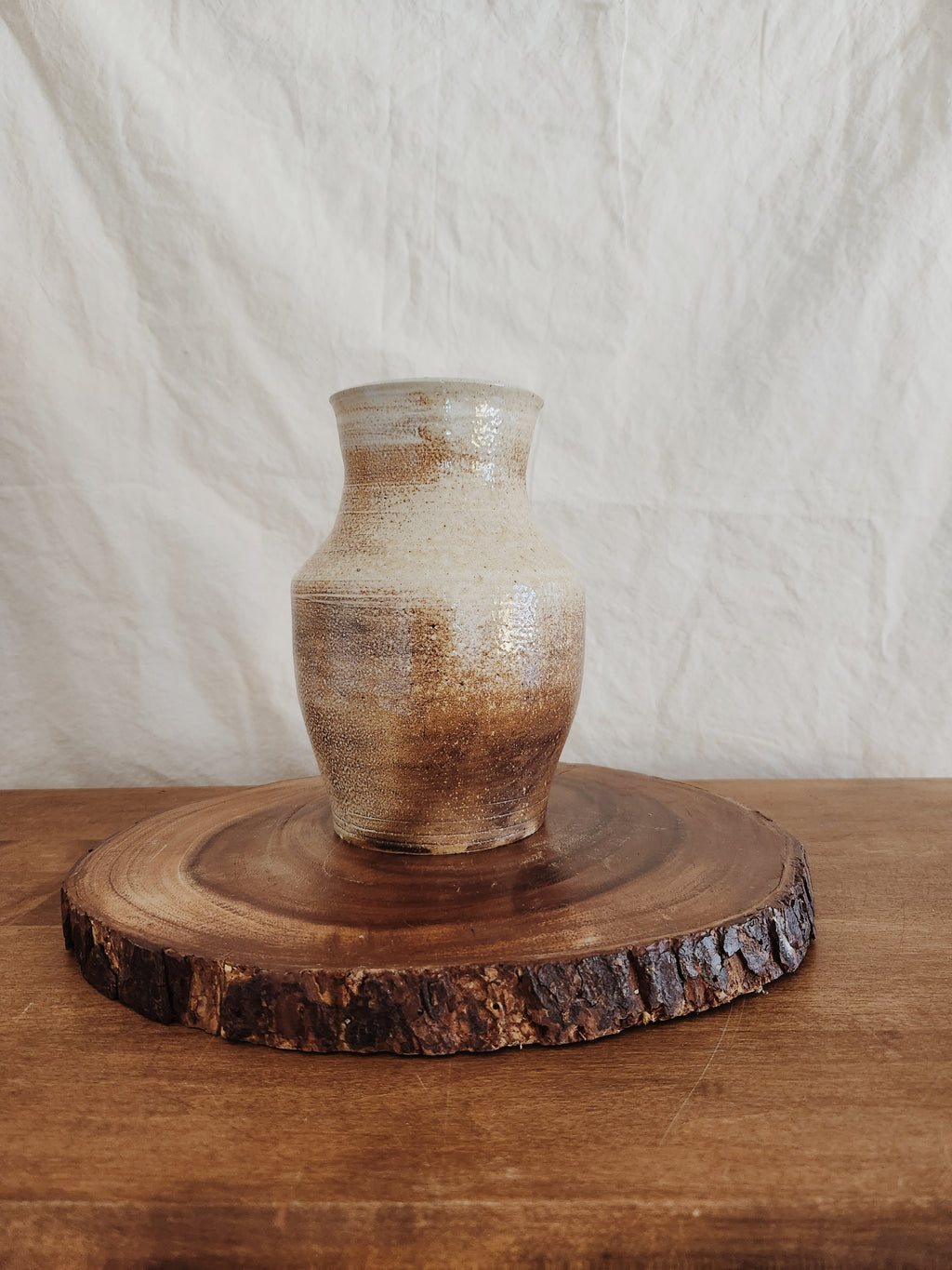 Beige & Brown Handmade Ceramic - Perfect for Rustic & Desert Style Decor