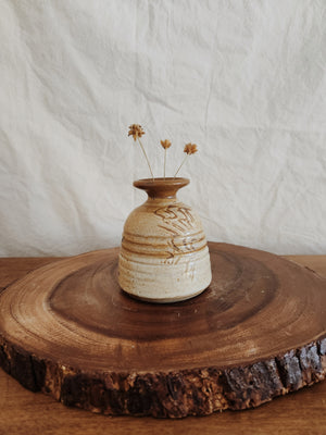 Neutral Handmade Ceramic - Timeless Vintage Home Decor Detail