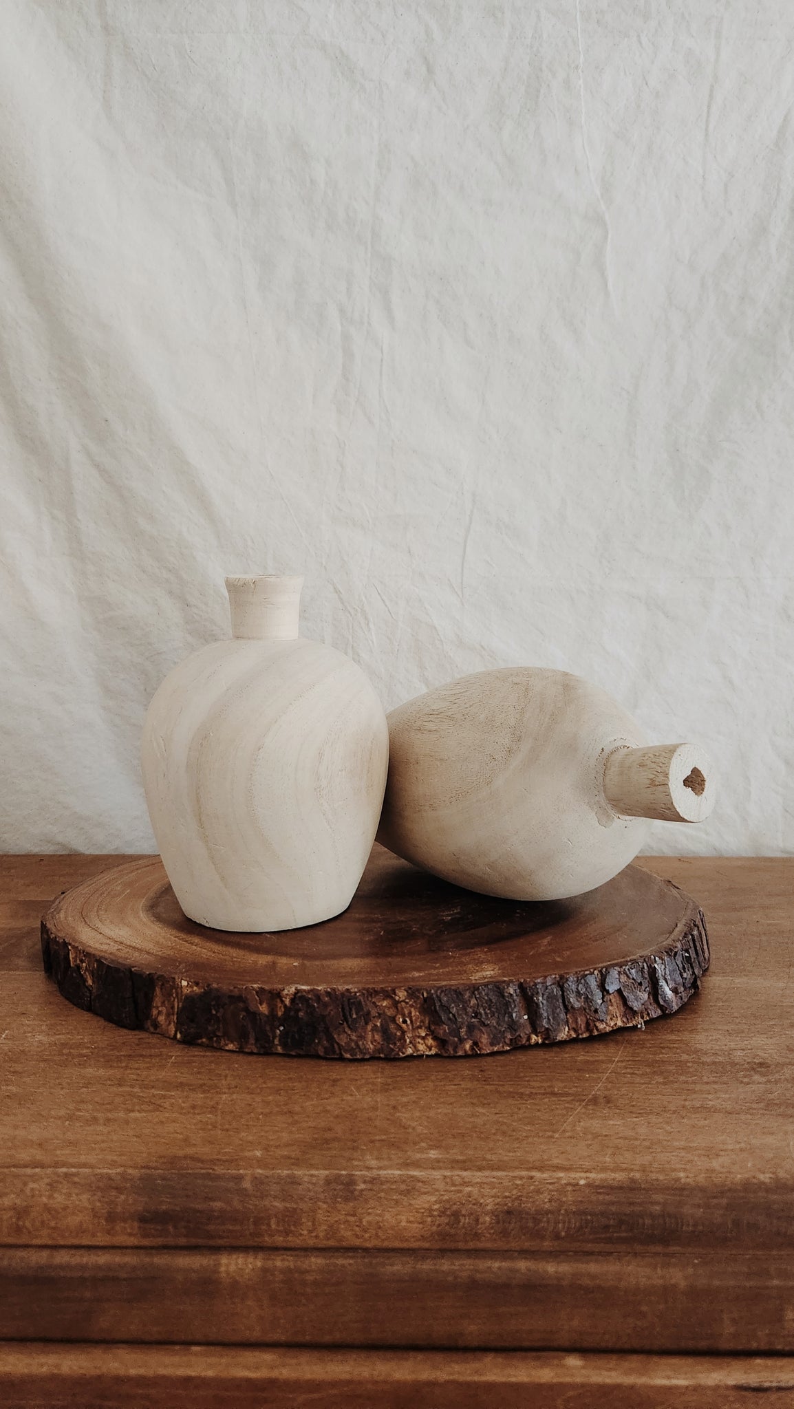 Wooden Vessels, Rustic Home Decor, Raw Wood, Handmade, Timeless Home Decor