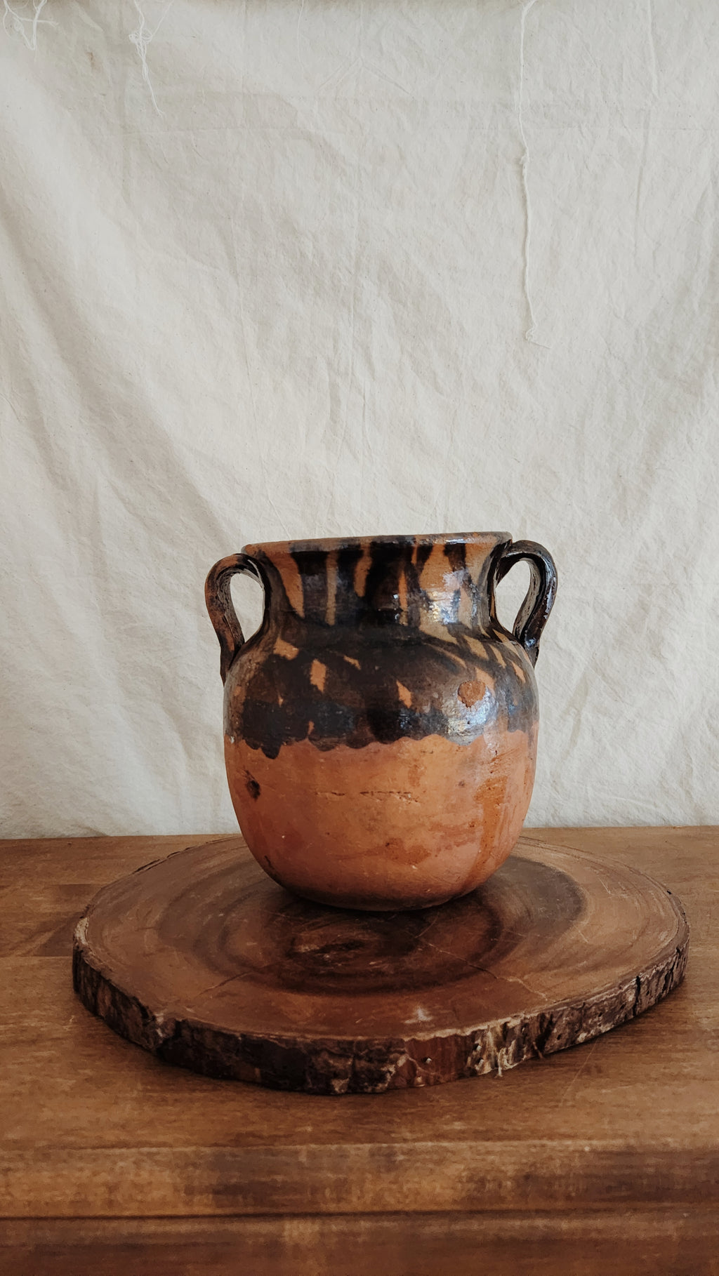 Terracotta Vintage Pot, Decrative Use, Hacienda Decor