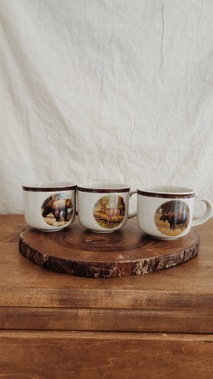 Cabin Mugs, Coffee Mugs, Wildlife, Earthy Interiors