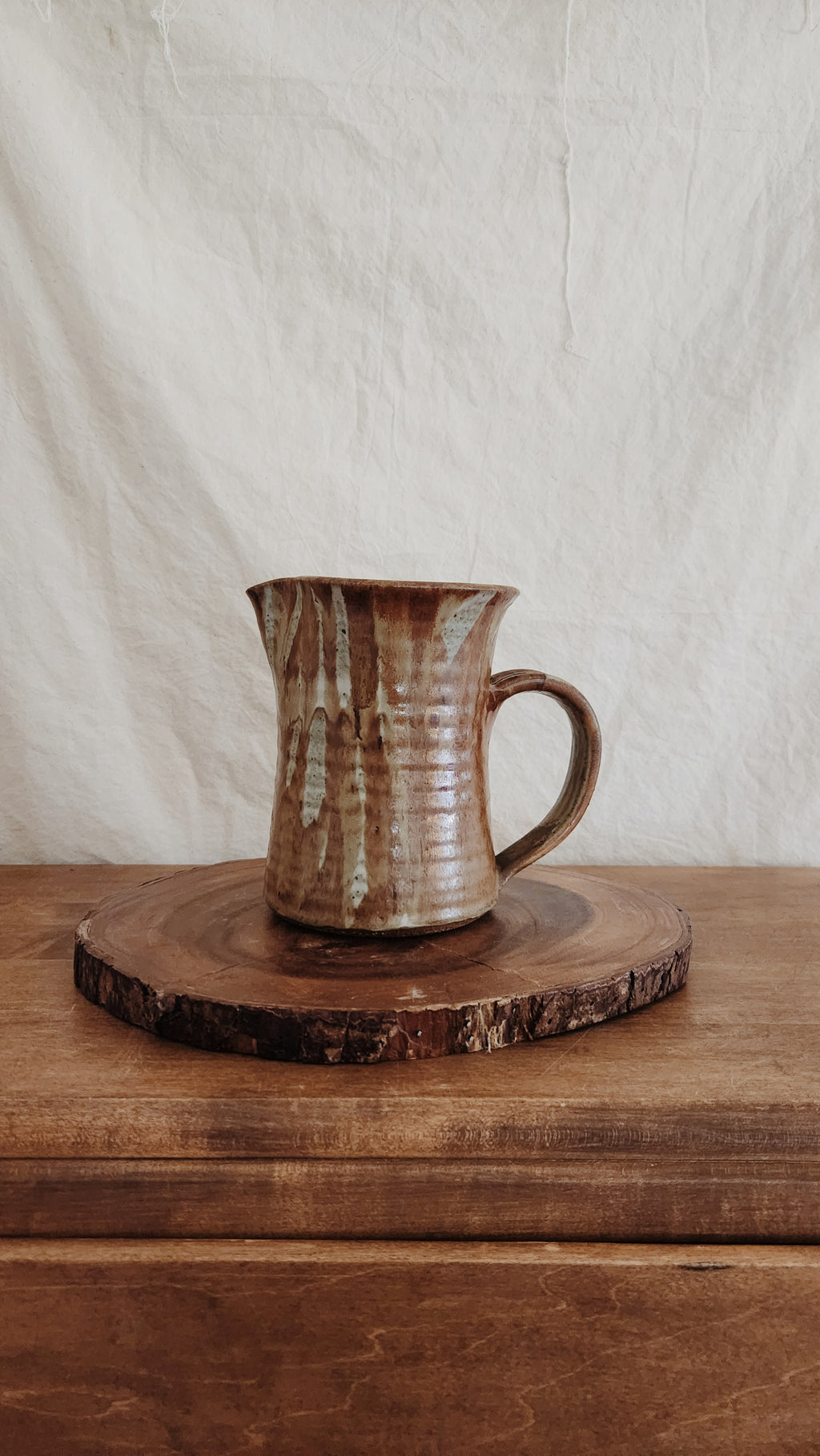 Vintage Ceramic Pitcher | Rustic Pitcher | Kitchen Living | Handamade