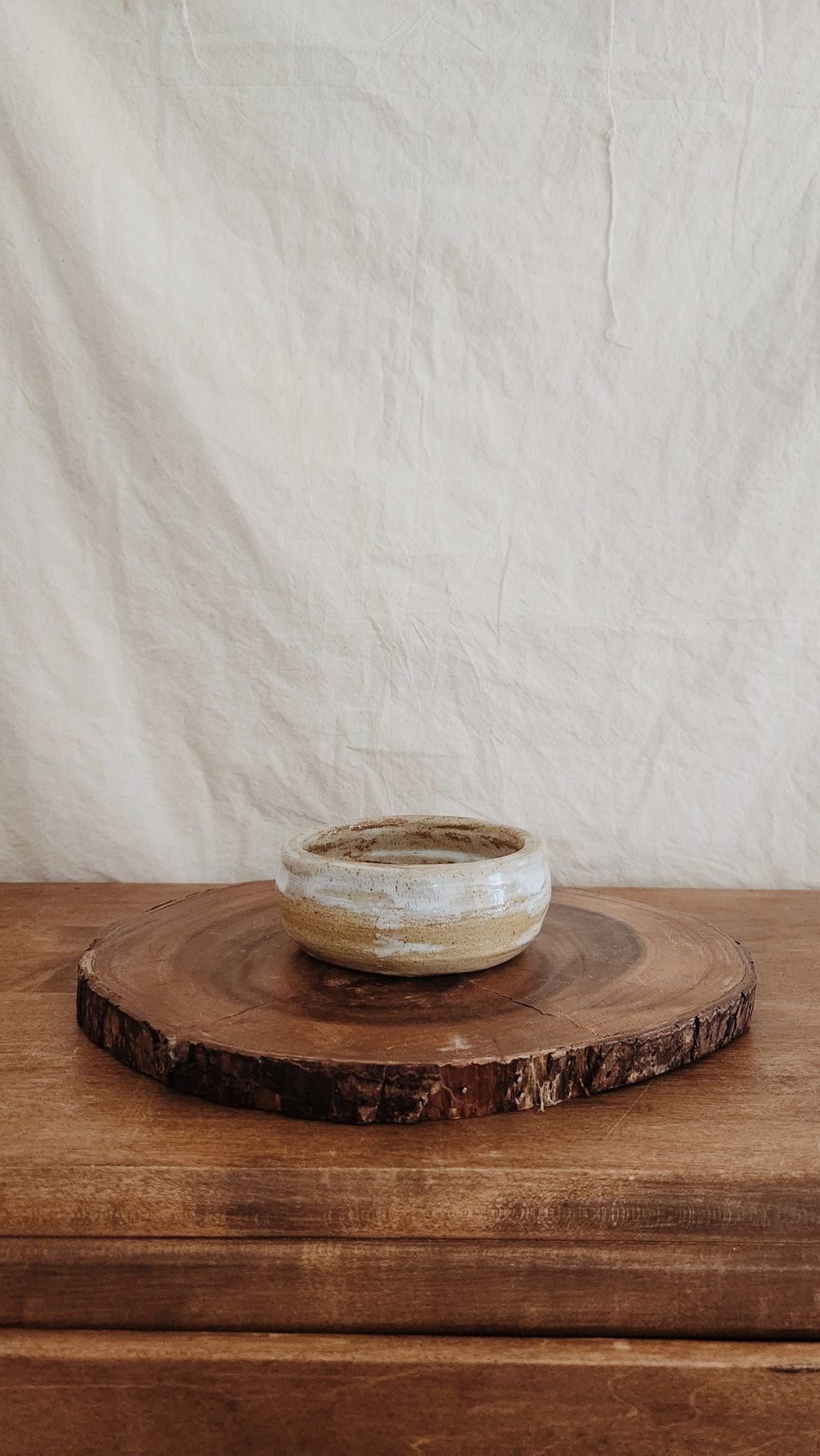 Handmade Cream Ceramic, Trinket Bowl, Decrative Use, Home Details