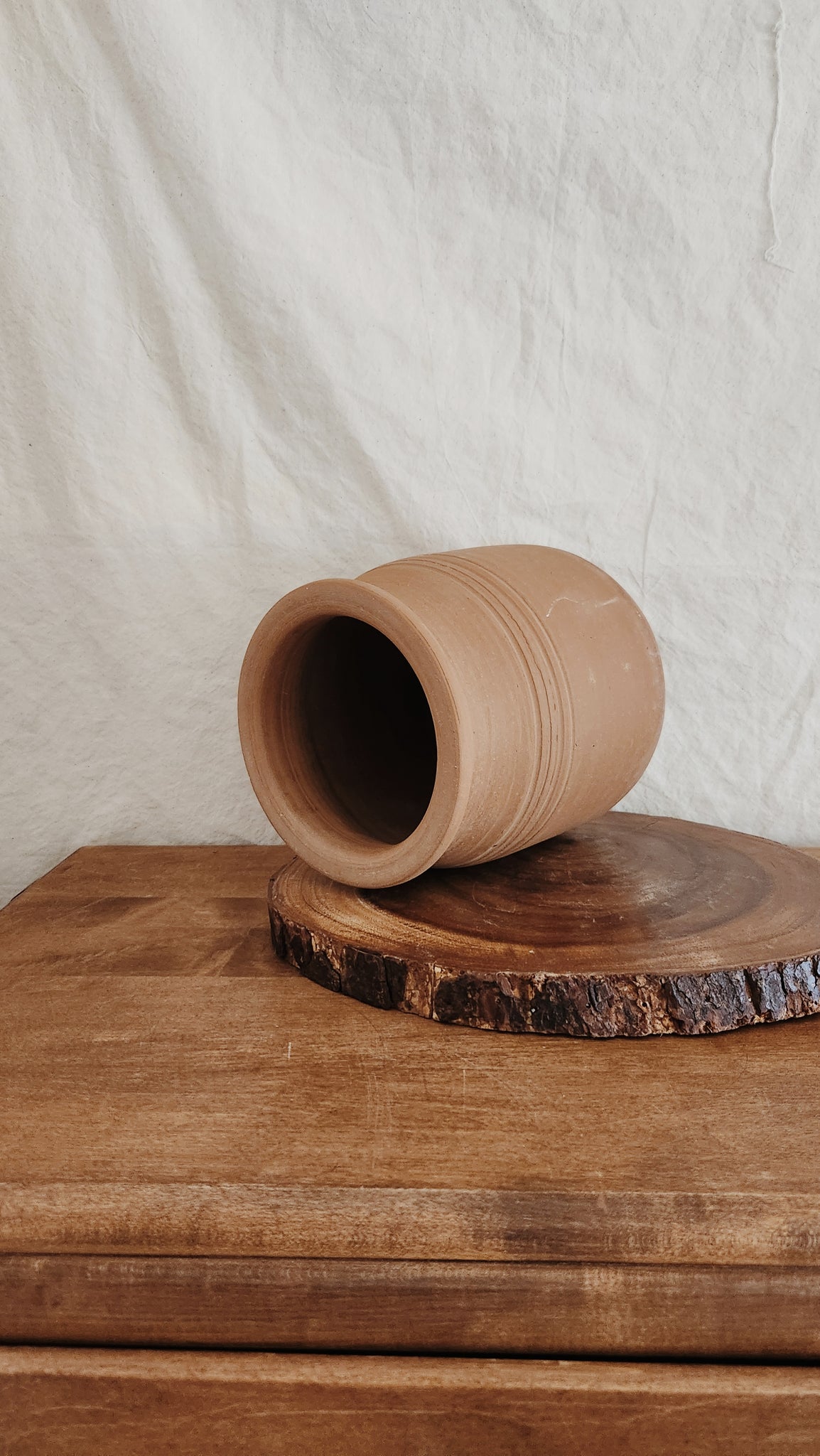 Terracotta Vase, Kitchen Decor, Planter, Organic and Handmade