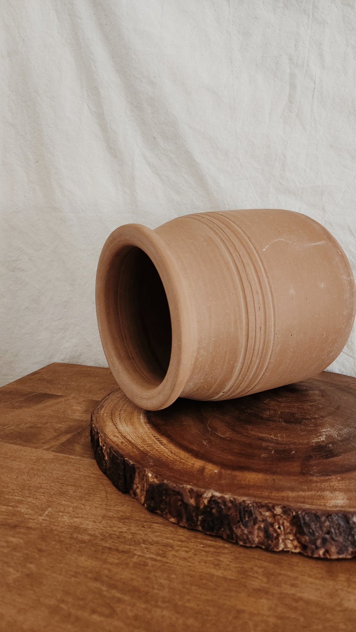 Terracotta Vase, Kitchen Decor, Planter, Organic and Handmade